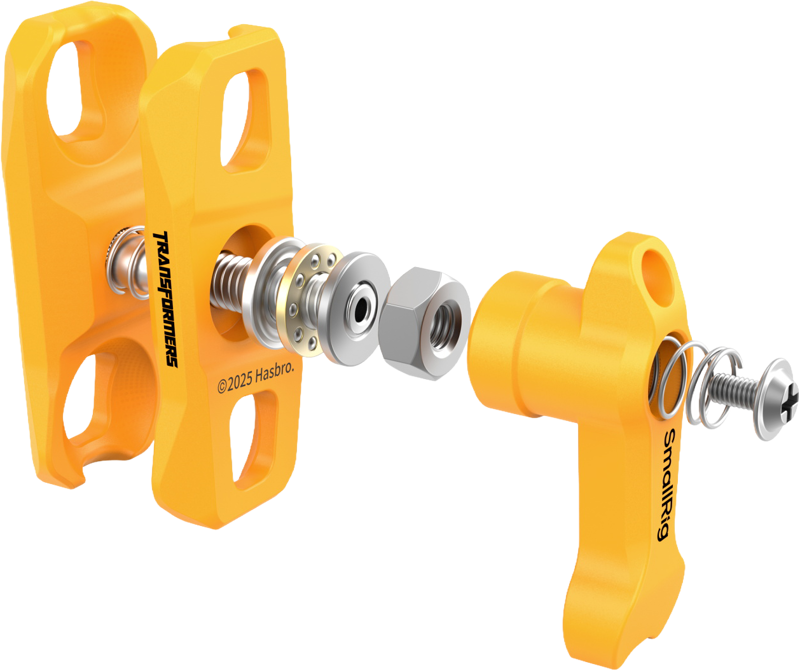SMALLRIG 5522 Magic Arm Support with Dual Ball Heads 1/4”-20 Screws（BumbleBee Edition）