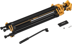 SMALLRIG 5523 Video Tripod with Heavy-Duty Fluid Head AD-01 (BumbleBee Edition）