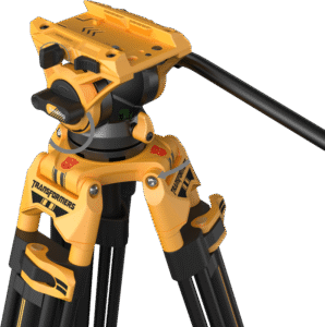 SMALLRIG 5523 Video Tripod with Heavy-Duty Fluid Head AD-01 (BumbleBee Edition）