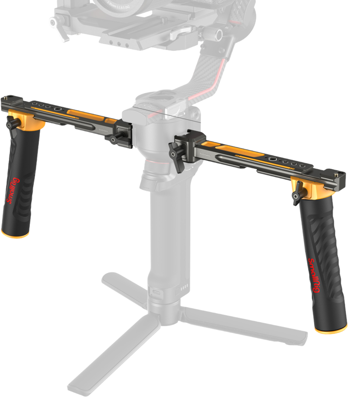 SMALLRIG 5526 Dual Handgrip for DJI RS 2 / RSC 2 / RS 3 / 3 Pro / RS 4 / 4 Pro（BumbleBee Edition)