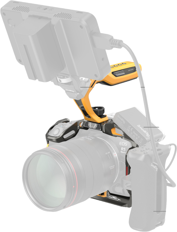 SMALLRIG 5608 Black Mamba Cage Kit for Canon EOS R5 Mark II (BumbleBee Edition)