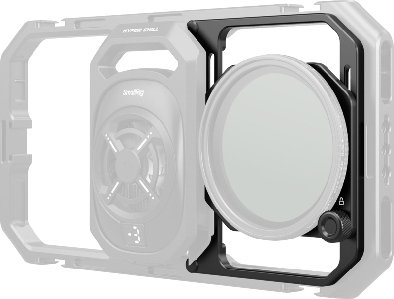 SMALLRIG 5277 67mm Threaded Filter Adapter with Detachable Sunhoods for Universal Phone Cage 4299