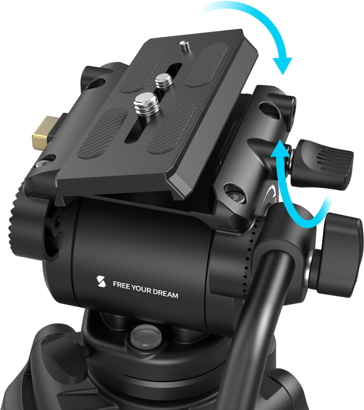 SMALLRIG 5441 AD14 Heavy-Duty Carbon Fiber Tripod