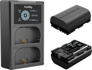 SMALLRIG 5409 Camera Battery and Charger Kit for Canon LP-E6P