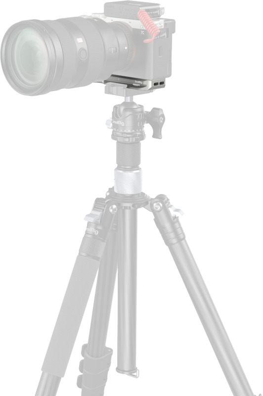 SMALLRIG 5482 Baseplate with Airtag Slot for Sony A7C II / A7CR Silver