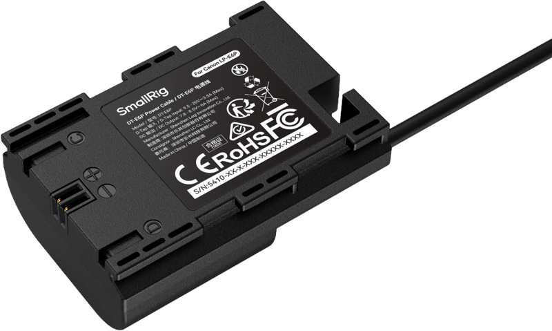 SMALLRIG 5410 DT-E6P Power Cable