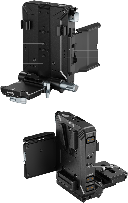 SMALLRIG 5227 V-Mount Battery Mount Plate Kit