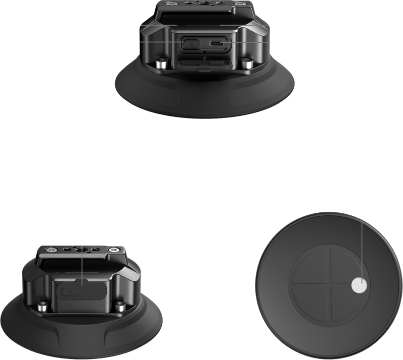 SMALLRIG 5398 5" Electric Suction Cup Mount