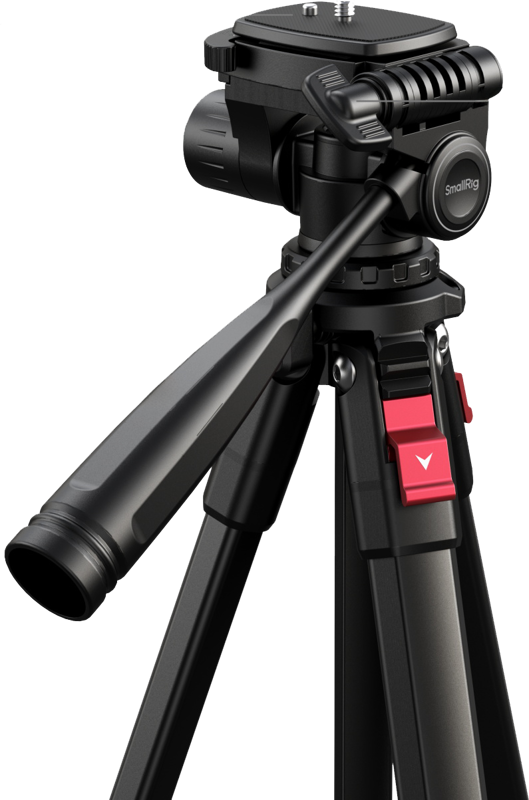 and live streaming. The tripod (head) features a 1/4"-20 screw at the top for camera mounting and a 3/8"-16 screw at the base for compatibility with a variety of photography heads.