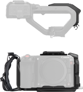 comprehensive protection and versatile expansion options for your camera. The dedicated handheld kit includes a wrist strap for improved stability and security during handheld shooting. The full-cover cage is custom-designed to shield the camera body from impacts