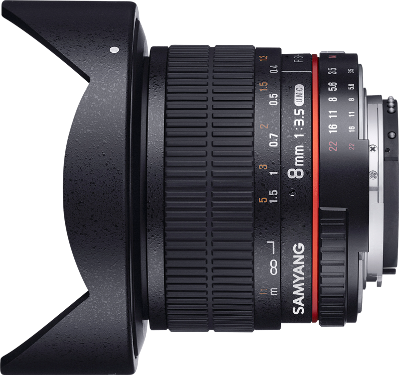 SAMYANG 8mm f/3.5 UMC Fish-Eye CS II Canon EF