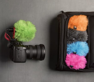 <li>Practical windshield for microphones</li>