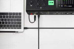 <li>For connecting a microphone to a USB-C device</li>