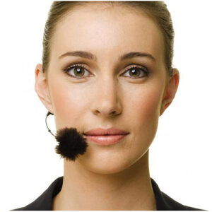 <li>Practical windshield for microphones</li>