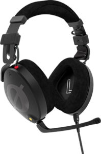 <li>Professional over-ear headphones with a microphone</li>
