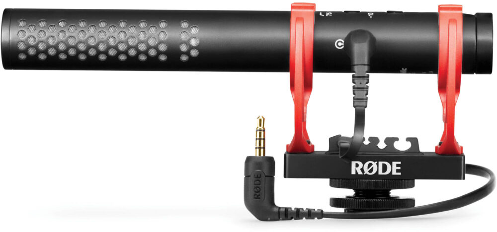 <li>High-quality shotgun microphone</li>