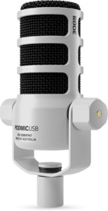 <li>Dynamic microphone for podcasting</li>
