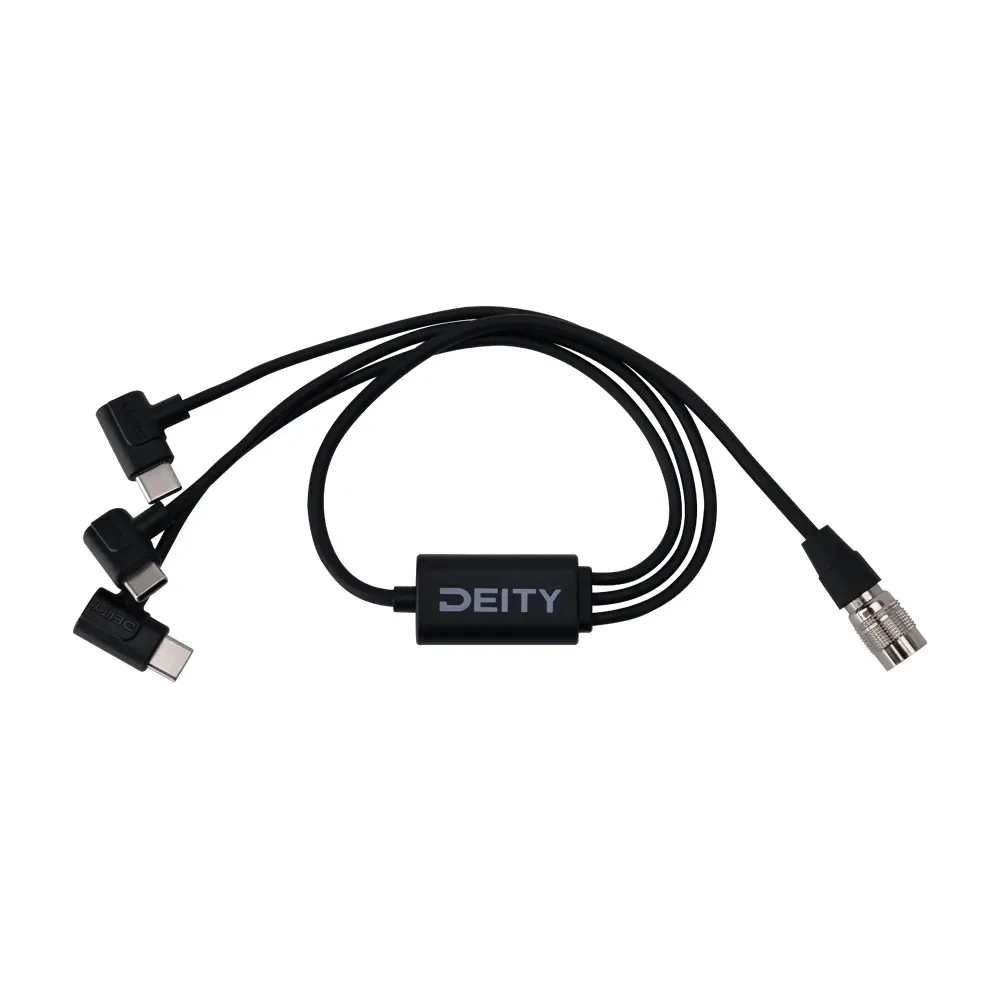 DEITY SPD-HR3U cable (4-Pin Hirose to Triple USB-C)