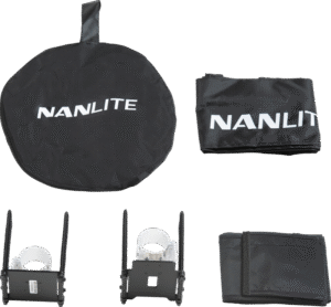 NANLITE Barndoor with eggcrate for Pavotube II 30C