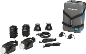 NANLITE Forza 300 II 2 Kit LED Spot Light with Trolley Case