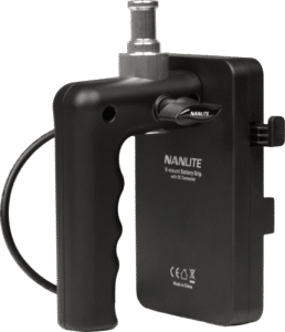 NANLITE V-mount Battery Grip with DC Connector