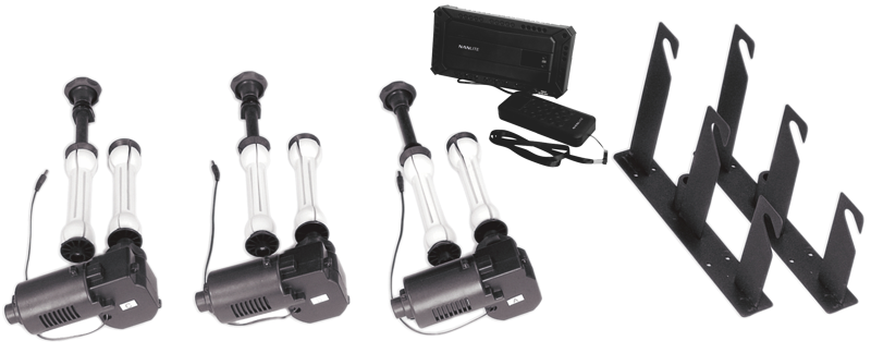 NANLITE 3-axle background support elevator kit