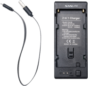 NANLITE CN-58 2-1 charger for NP style battery