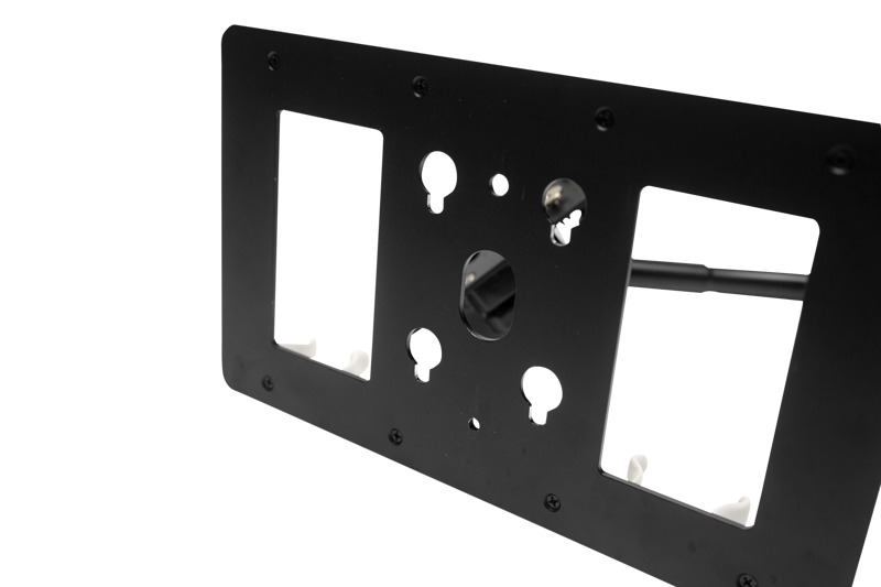 NANLITE T12 holder for 4 tubes with ball head yoke & gooseneck