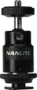 NANLITE Mini Ball Head with 1/4'' and Hotshoe