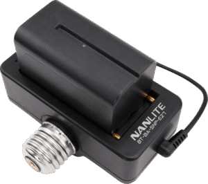 NANLITE NPF Battery Adapter with E27 Head