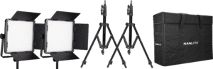 Kit NANLITE 2 light kit 600CSA w/Carry case & Light stand