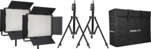 Kit NANLITE 2 light kit 900DSA w/Carry case & Light stand