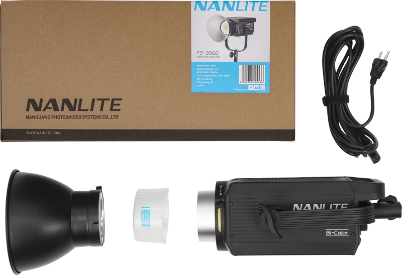 NANLITE FS-300B LED Bi-color Spot Light