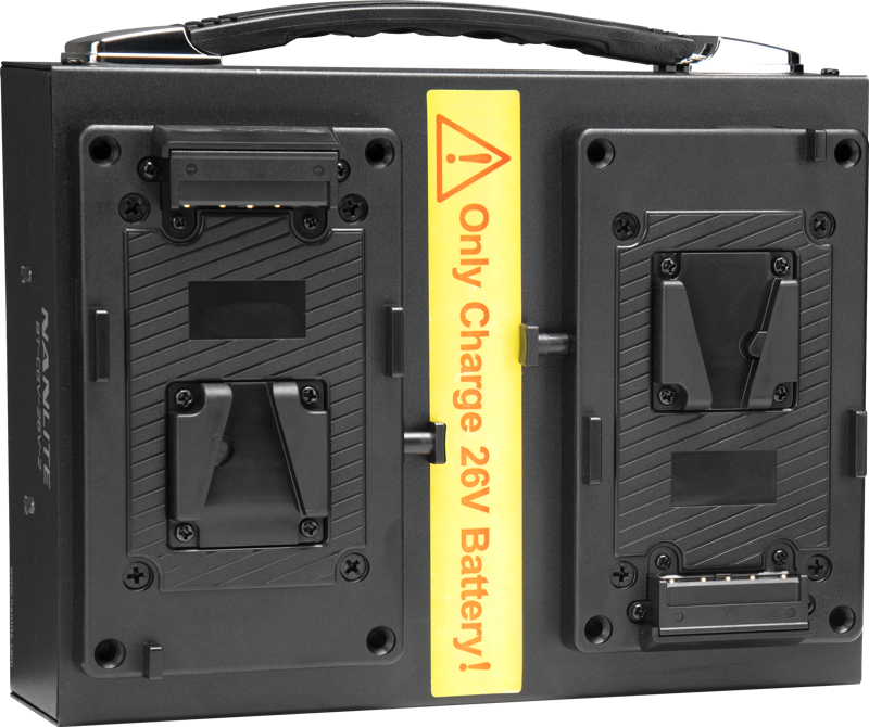 26V Dual V-Mount Battery Charger