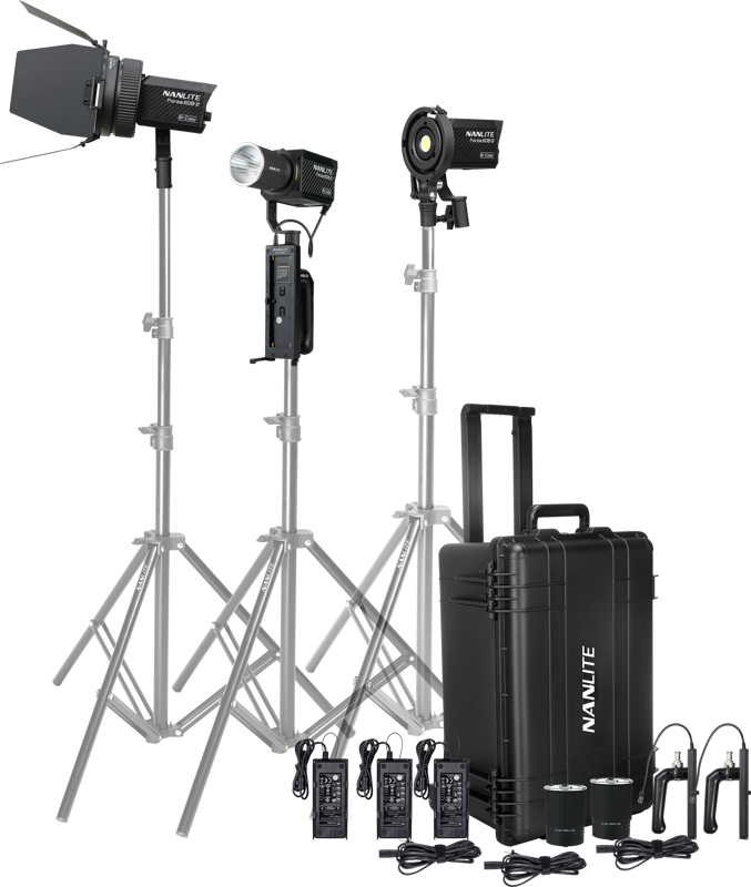 NANLITE Forza 60B II 3 Kit Bi-color Spot Light