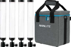 NANLITE Pavotube II 6C- 4 light kit with Bag