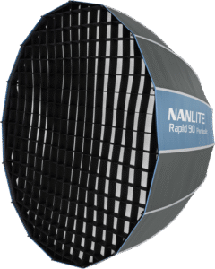 NANLITE Rapid 90 Parabolic Softbox SB-RP90 with Eggcrate