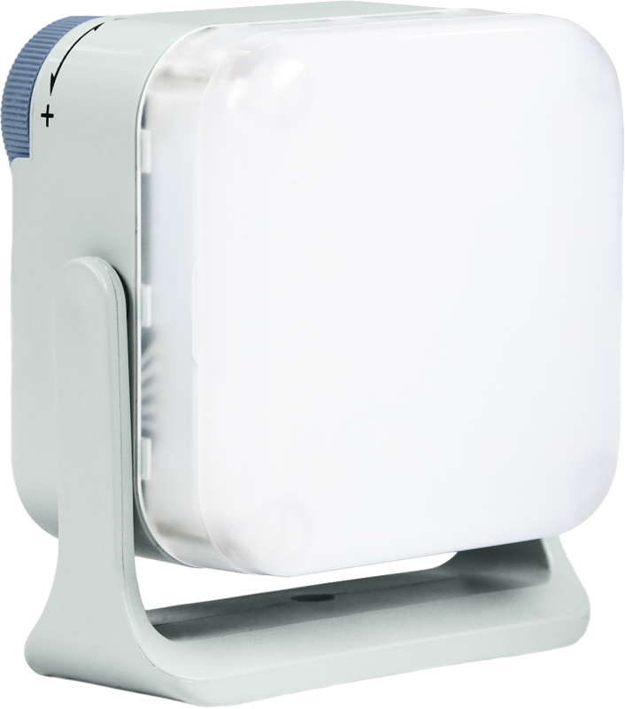 The pico is a compact RGBW pocket light with a flip design