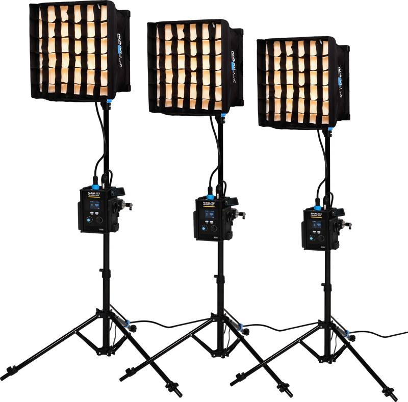 The Nanlite PavoSlim 60B 3-Light Kit combines portability