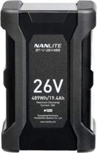 NANLITE battery V-mount 26V 489WH