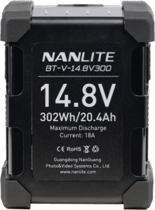 NANLITE battery V-mount 14.8V 300WH