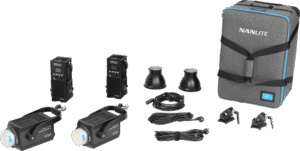 NANLITE Forza 500B II 2 Kit LED Spot Light with Trolley Case