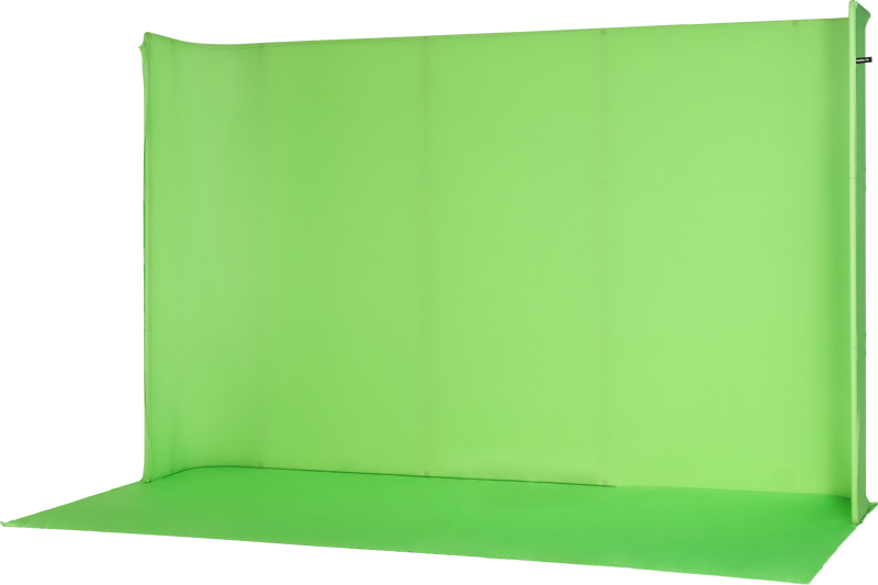 Green Screen kit in size 3.5m x 2.2m