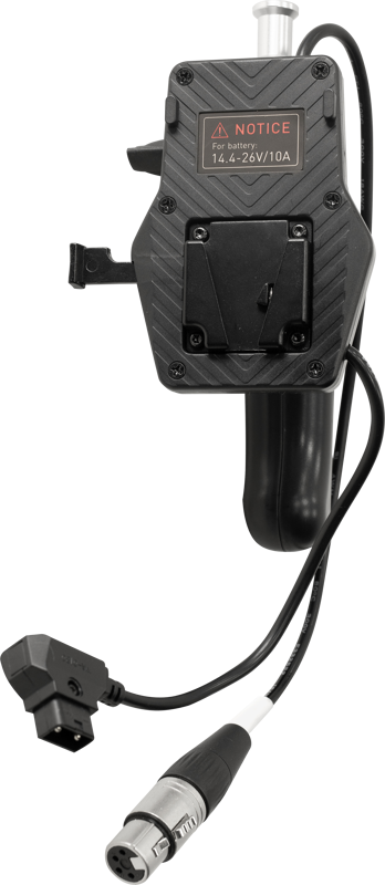 NANLITE V Mount Battery Grip with 4 Pin XLR Connector