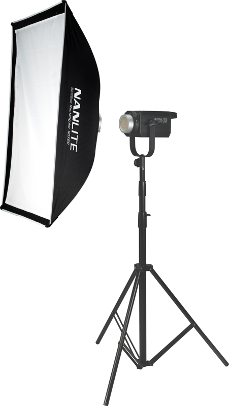 Nanlite Rectangular Softbox 90x60 with Bowens Mount - Create attractive