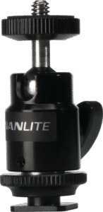 NANLITE Mini Ball Head with 1/4'' and Hotshoe
