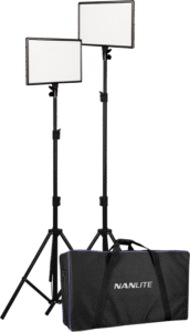 NANLITE Lumipad 25 LED 2 Light Kit with Stand + Bag