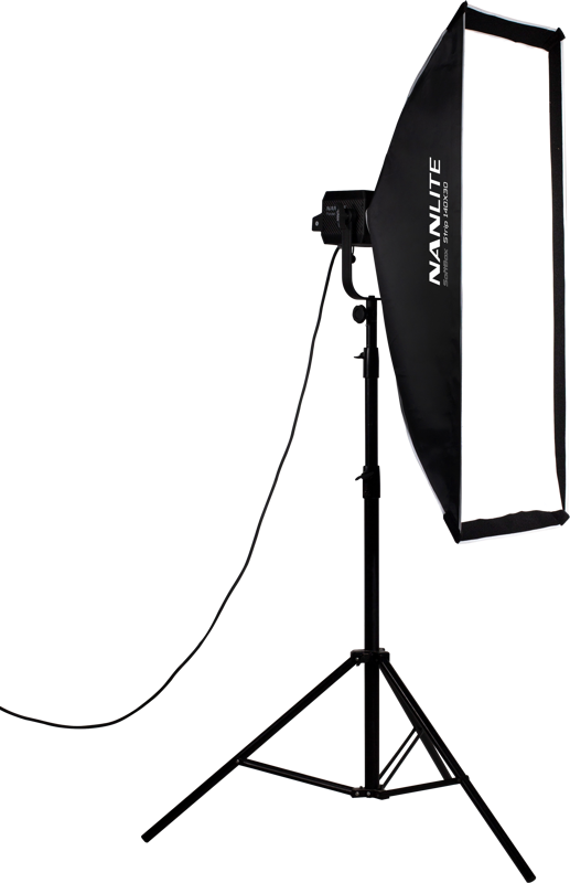 Asymmetric stripbank softbox of 45x110cm
