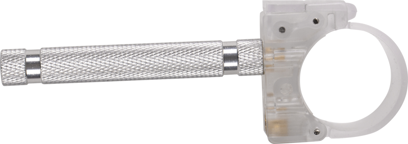 Transparent Polycarbonate T12 LED Tube Mounting Clip with 5/8in Baby Pin