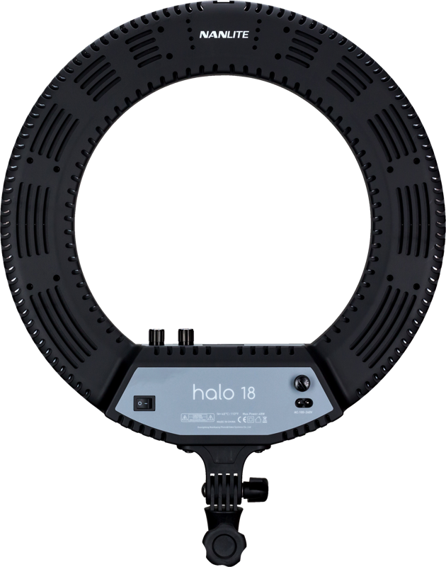 desktop light stand and carry case.